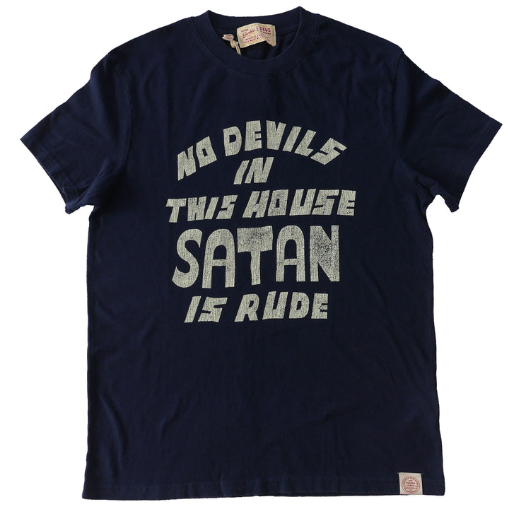 Deus Ex Machina Bad Manners T-Shirt Navy