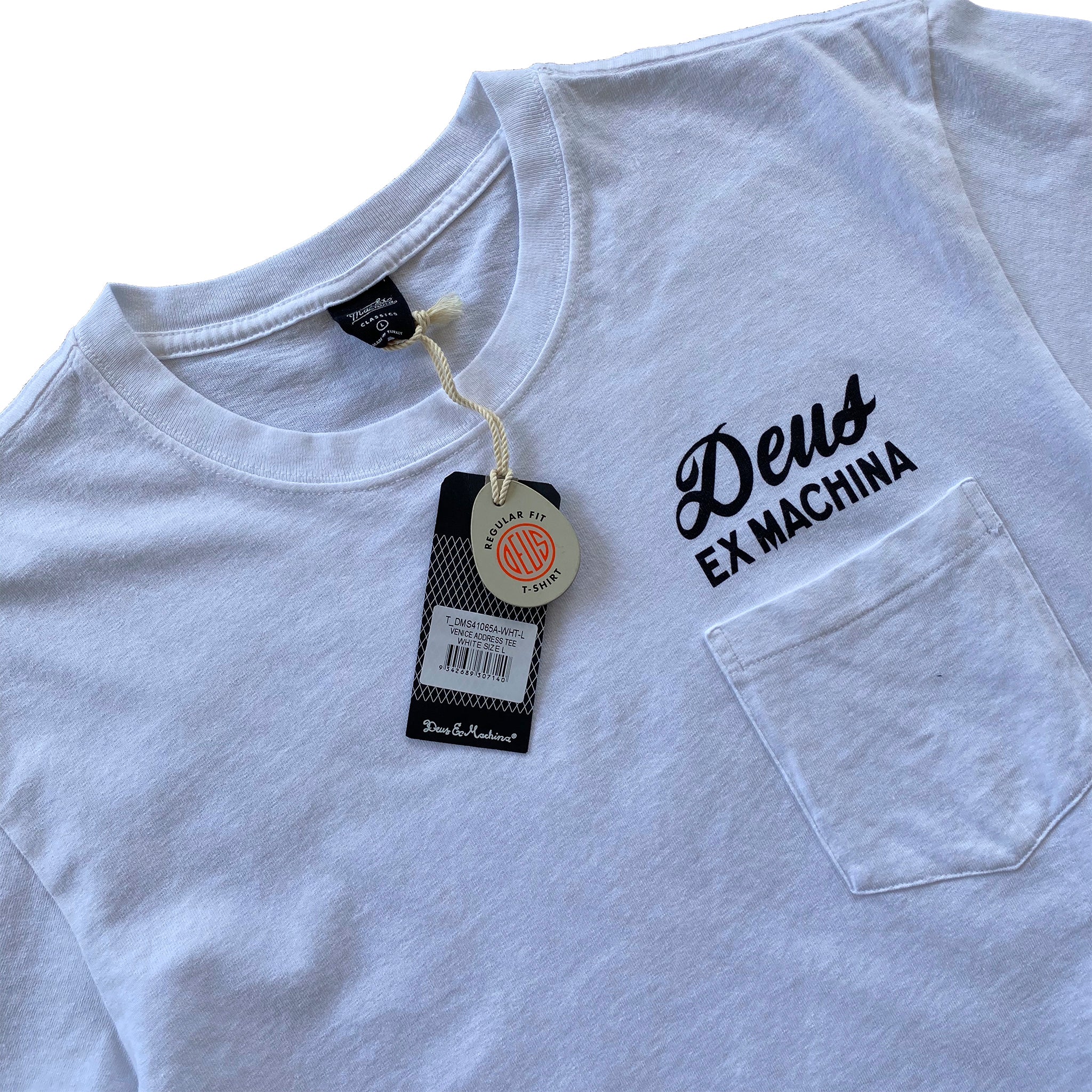 Deus Ex Machina T-Shirt Venice Address White – El Alamo Shop